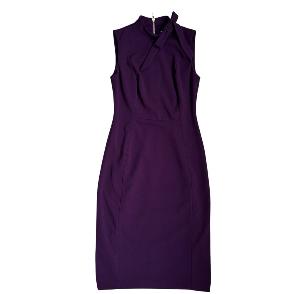 Calvin Klein Deep Purple Midi Dress